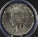 1923 Pcgs Ms64 Peace Dollar - Graded Silver Investment Certified Coin $1 - Dollars photo 2