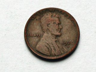 Usa 1926 D One Cent (1¢) Lincoln Wheat Penny Coin - Reverse Residue photo