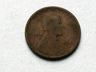 Usa 1927 S One Cent (1¢) Lincoln Wheat Penny Coin - Date & Mark Worn photo