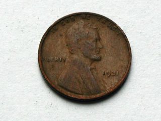 Usa 1931 One Cent (1¢) Lincoln Wheat Penny Coin photo