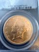 1875 - S $20 Double Eagle Liberty Gold Au 50 Pcgs Gold photo 1
