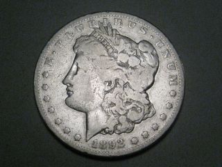 Key - Date 1892 - Cc Silver Us Morgan Dollar.  Carson City. photo