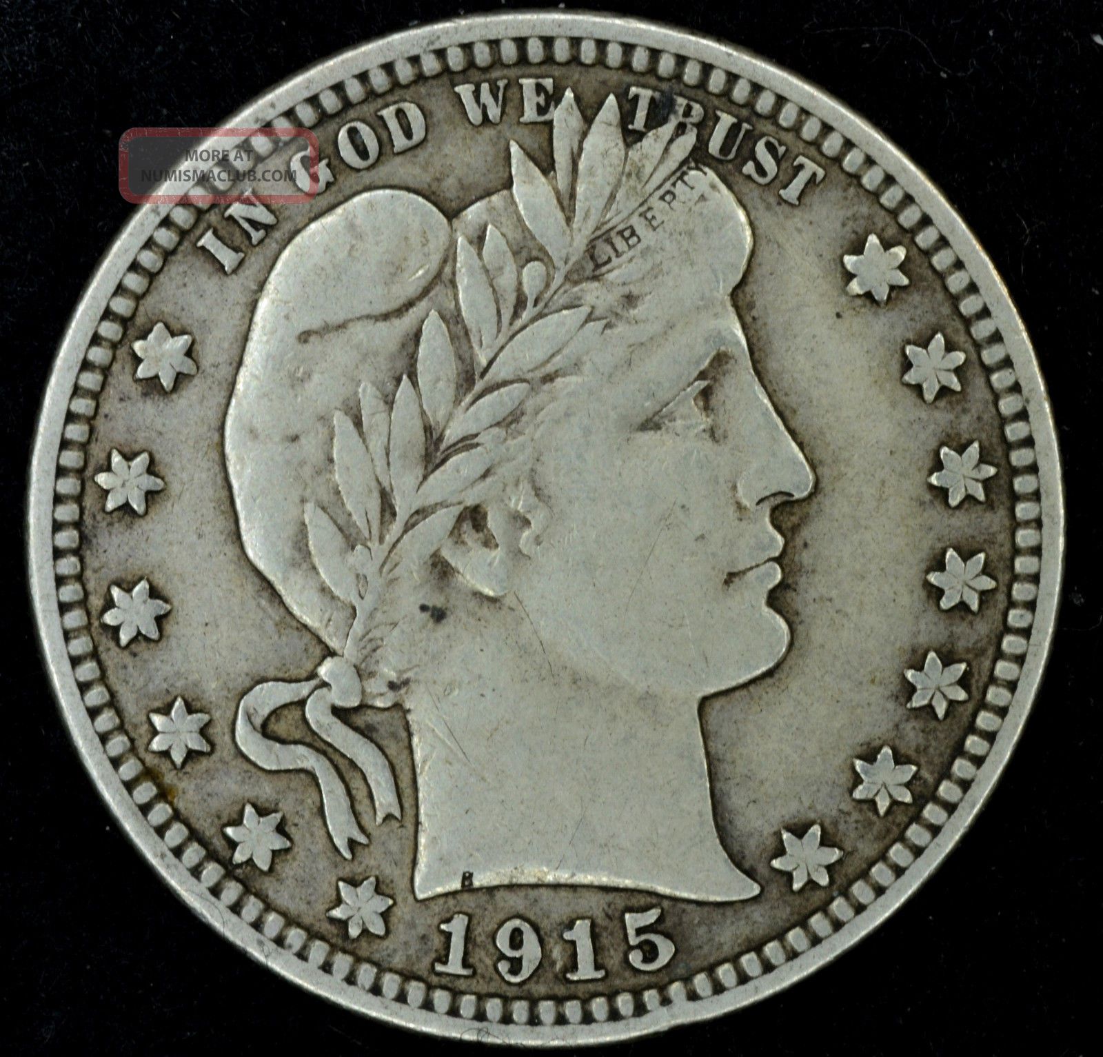 1915 quarter dollar coin