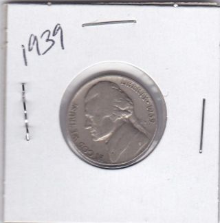 1939 Jefferson Nickel Coin photo