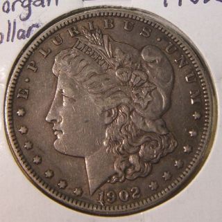 1902 - P Silver Morgan Dollar Higher Grade Au Beauty Better Date photo