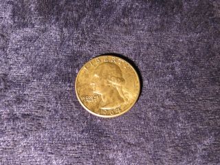 . 900 90% Silver 1964 Washington Quarter Dollar Antique 25 Cent Coin - Flip photo