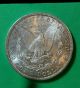 1884 - O Morgan Silver Dollar Uncirculated Gorgeous Silver Coin Soft Toning Dollars photo 2