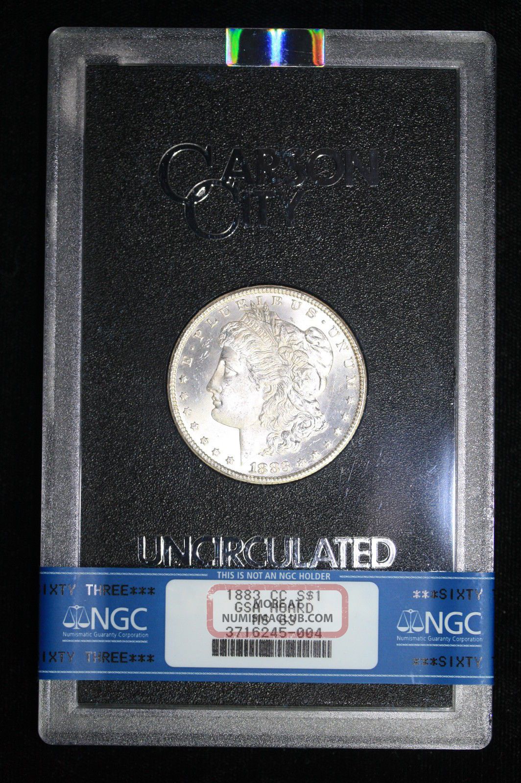 1883 Cc Morgan Silver Dollar Gsa Ngc Ms63 245004