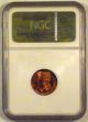 1909 Vdb Lincoln Wheat Cent Ngc Ms 65 Rb Penny Coin Small Cents photo 2