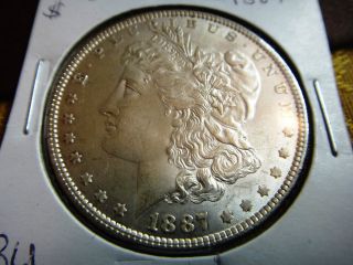 1887 Morgan Silver Dollar - S&h Usa photo