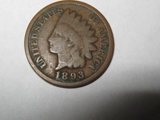 1893,  Indian Head Cent photo