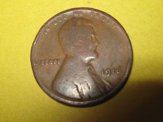 1916 Lincoln Wheat Cent photo