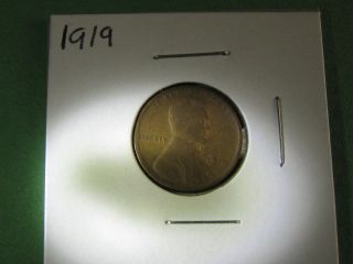 1919 Lincoln Wheat Penny photo