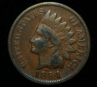 1894 Indian Head Cent Coin photo