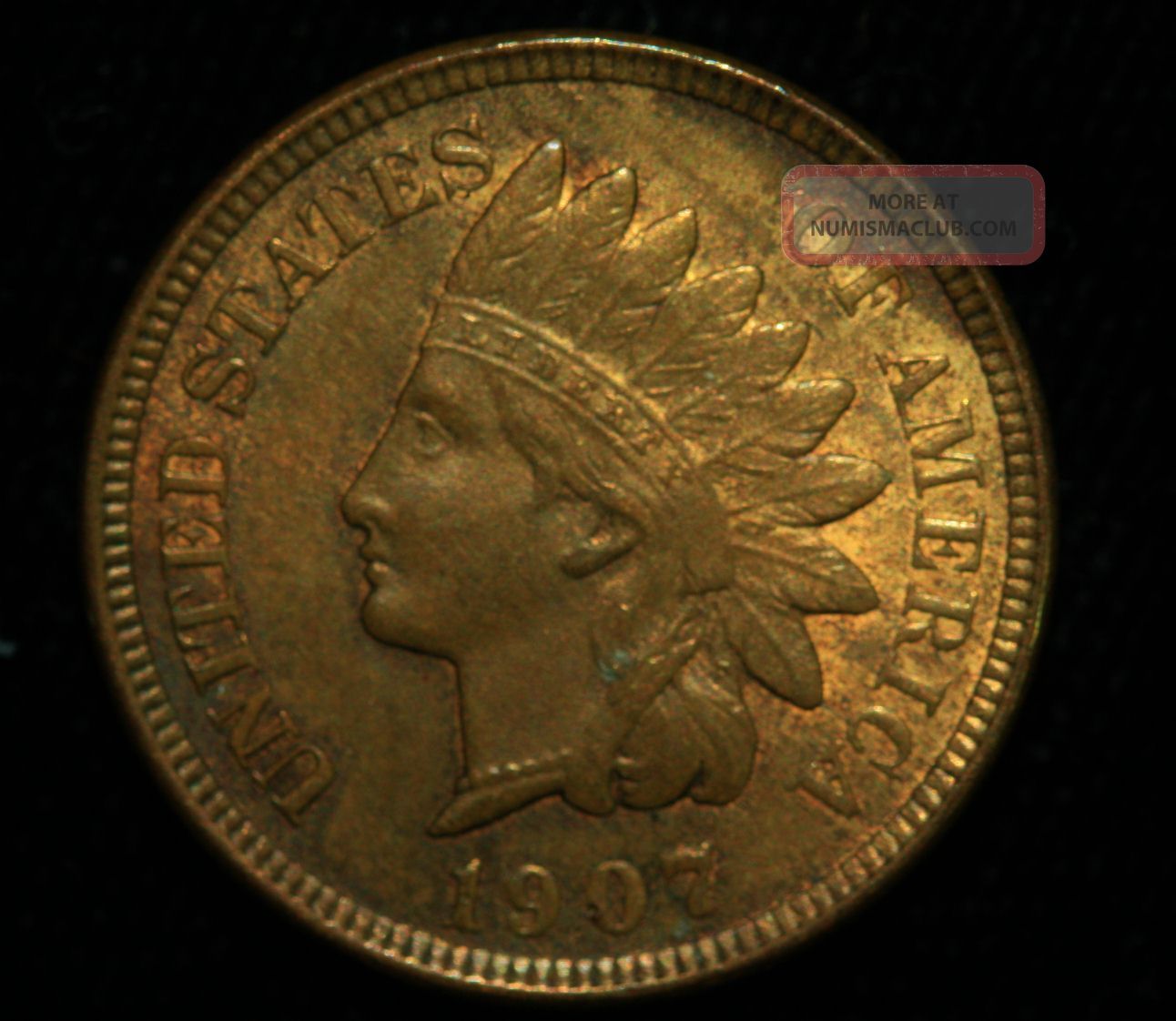 1907 Indian Head Cent Coin 1907 Indian Head Cent Coin