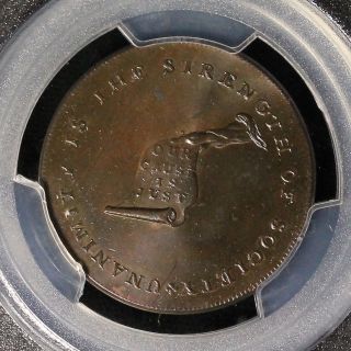 Pcgs Au Details Kentucky Plain Edge Cent Colonial Coin photo