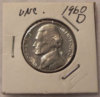 1960d Us Jefferson Nickel - - Uncirculated photo