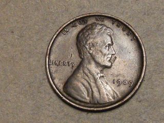 1909 Lincoln Wheat Cent 3928a photo