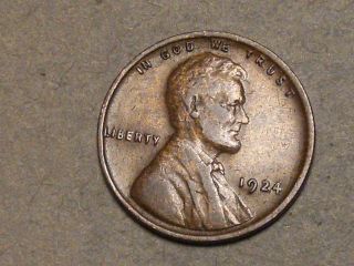1924 Lincoln Wheat Cent 3910a photo