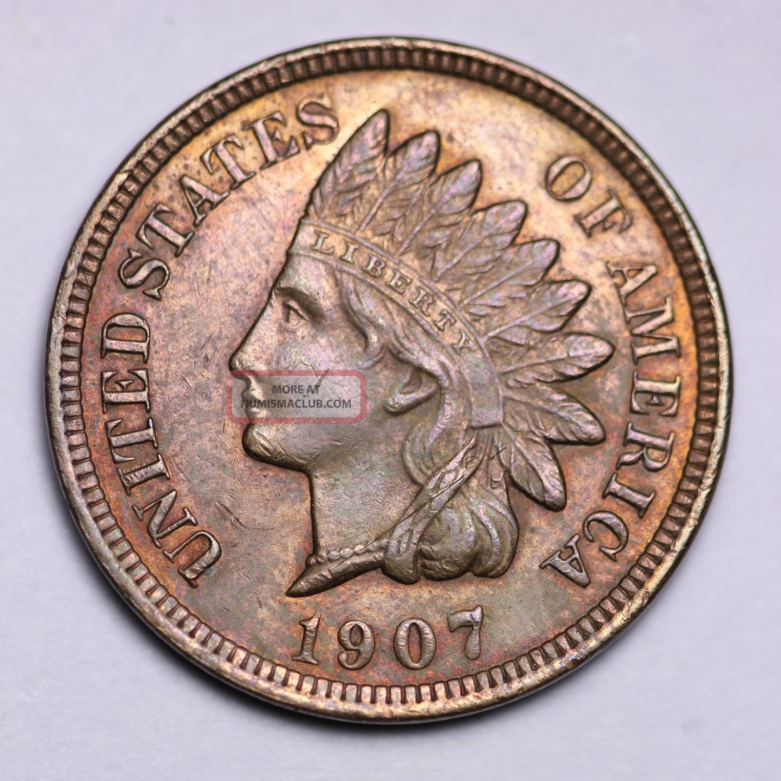 1907 Indian Head Cent Penny Choice Unc 4 Diamonds 1907-indian-head-cent-penny-choice-unc-4-diamonds