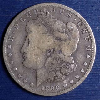 Morgan Silver Dollar,  1890 - O  photo