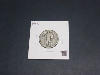 Us 1925 Standing Liberty Quarter,  Silver Coin photo