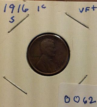 1916 - S 1c Bn Lincoln Cent photo