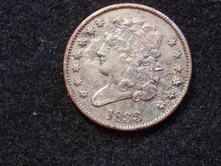 1833 Half Cent Classic Head photo