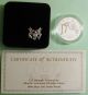 1996 U.  S.  Olympic Proof Silver High Jump Dollar Coin Commemorative photo 1