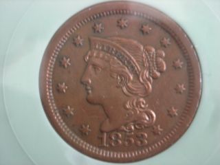 1854 Brown Uncirculated Large Cent photo