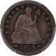 1854 - O Us Seated Liberty Silver Quarter 25c - Arrows Huge O - Pcgs Vg10 Quarters photo 2