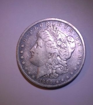 1890 O Morgan Silver Dollar Coin photo