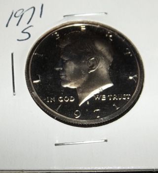 1971 S Gem Proof Kennedy Half Dollar photo