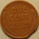 1945 P Lincoln Wheat Penny,  (clipped Planchet) Error Coin Ae 438 Coins: US photo 1