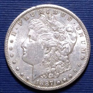 Morgan Silver Dollar,  1887 - S photo