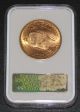 1928 $20 St.  Gaudens Gold Ms62 Double Eagle Ngc Ms 62 Old Slab Cac Gold photo 1