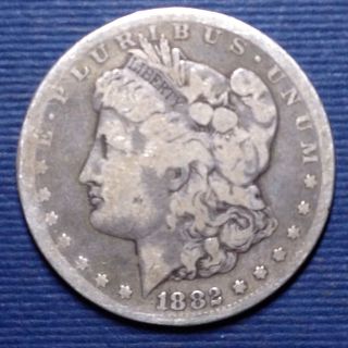 Morgan Silver Dollar,  1882 - S photo