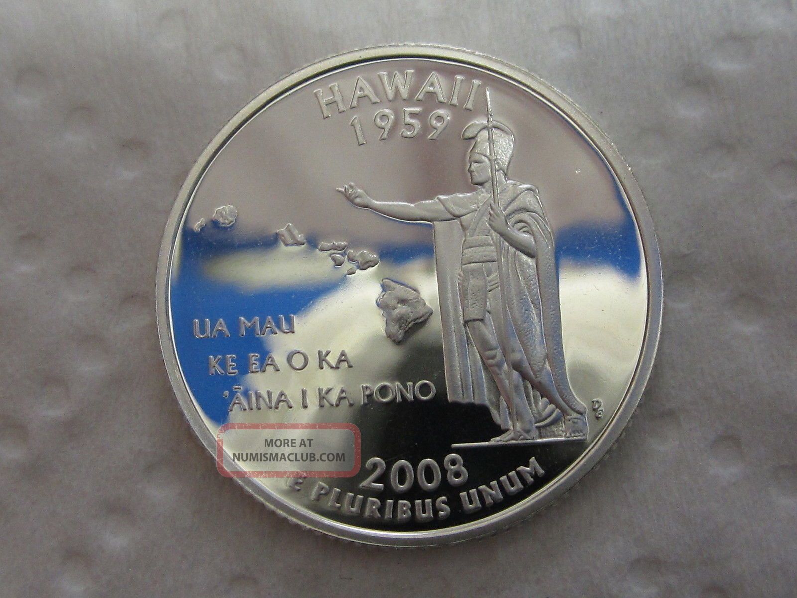 2008 S Hawaii State Quarter Gem Proof Deep Cameo 90 Silver