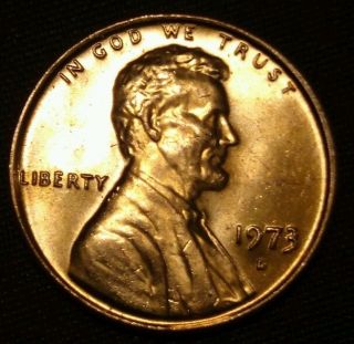 Bu 1973 D Lincoln Memorial Penny photo
