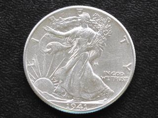 1941 - P Liberty Walking Half Dollar 90% Silver U.  S.  Coin D1679 photo