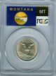 2007 - D Montana Quarter Pcgs Ms68 Sms 2nd Finest Registry Flag Quarters photo 1