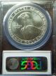 1983 - P Los Angeles Olympic Discus Pcgs Ms - 69 Silver Dollar Commemorative Commemorative photo 3