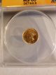 1874 Us Indian Head Large Head Gold Dollar $1 Coin Anacs Ms60 Gold photo 1