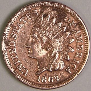 1862 Indian Head Penny,  Jc 258 photo