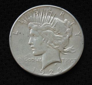 1926 - S Peace Silver Dollar photo