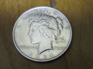 1924 Peace Dollar photo