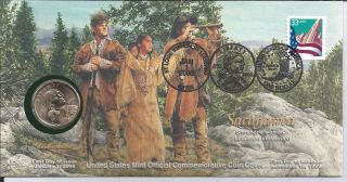 $1.  00 Sacagawea 2000 Phil Goldern Dollar Struck On 1st Day Of Mintage photo