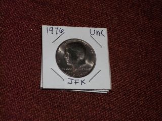 1976 (unc) Bicentennial Jfk Half Dollar photo
