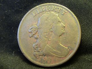 1804 Draped Bust Half Cent.  C - 5,  