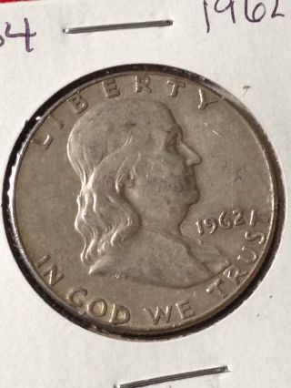 F204 ::1962 - D Franklin Liberty Silver Half Dollar Coin :: Fairhouse : Hq photo